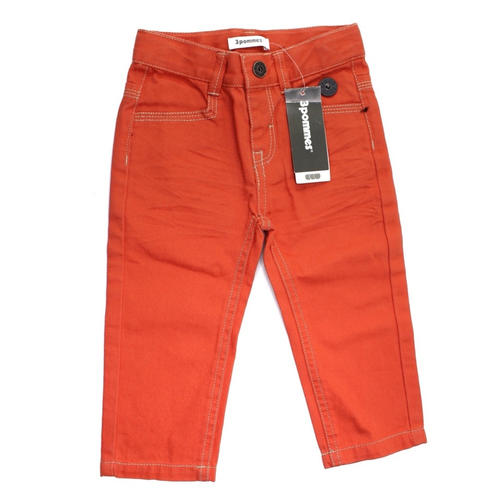 NWT 3Pommes Orange Legendary Cargo 12 mos